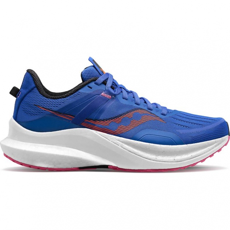 Blue Saucony Tempus Women\'s Running Shoes | PHILIPPINES-RPU