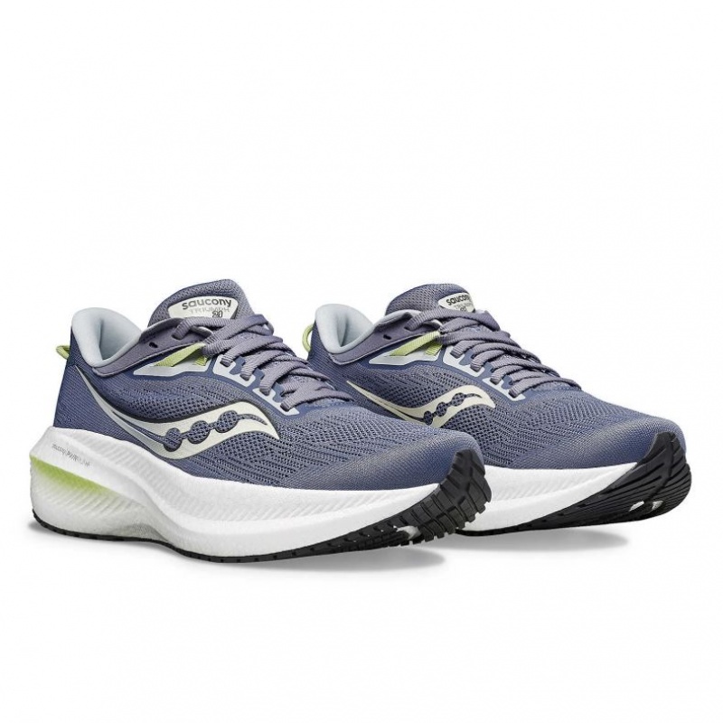 Blue Saucony Triumph 21 Women's Running Shoes | PHILIPPINES-YHM