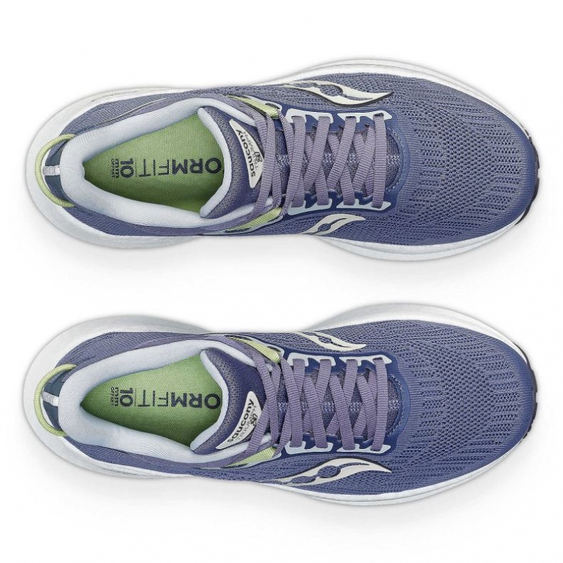 Blue Saucony Triumph 21 Women's Running Shoes | PHILIPPINES-YHM