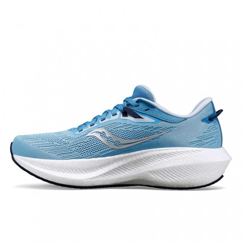 Blue Saucony Triumph 21 Women's Running Shoes | PHILIPPINES-XQT