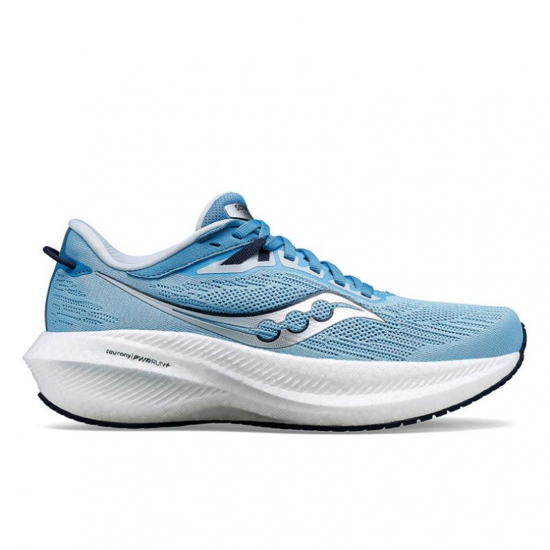 Blue Saucony Triumph 21 Women\'s Running Shoes | PHILIPPINES-XQT