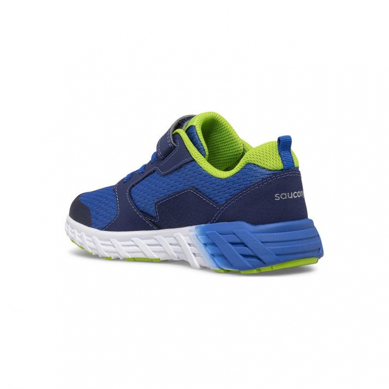 Blue Saucony Wind 2.0 A/C Big Kids' Sneakers | PHILIPPINES-RXD