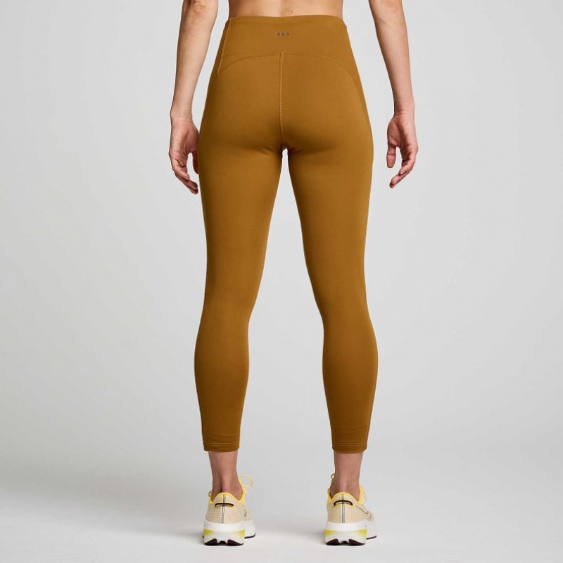 Brown Saucony Fortify Viz Women's Tight | PHILIPPINES-ORH