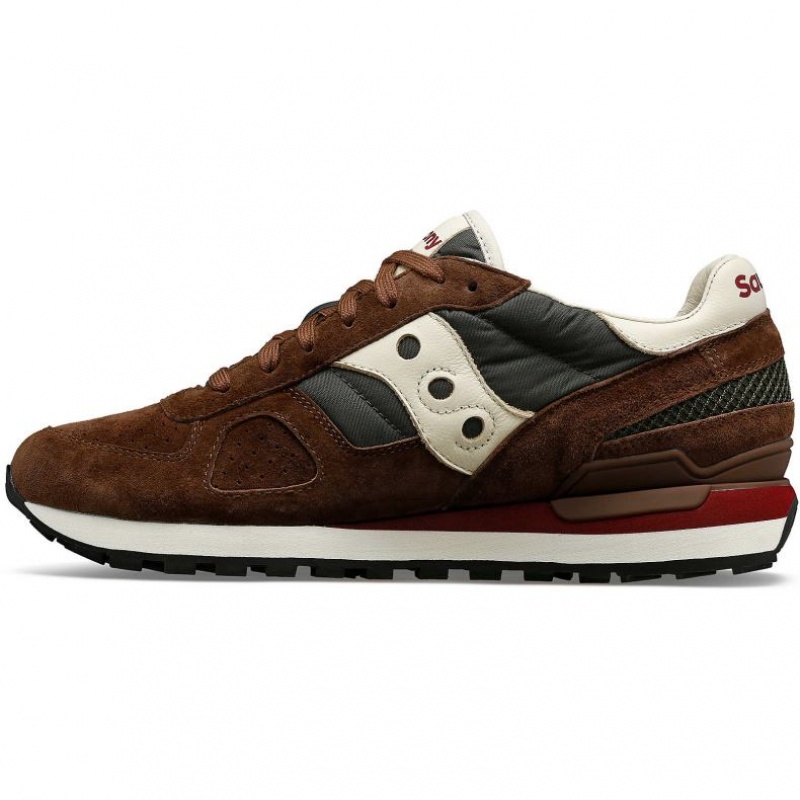 Brown Saucony Shadow Original Premium Men's Sneakers | PHILIPPINES-SLC