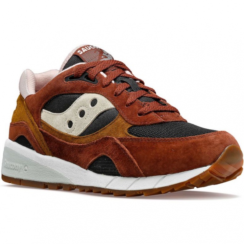 Brown / Black Saucony Shadow 6000 Men's Sneakers | PHILIPPINES-QAR