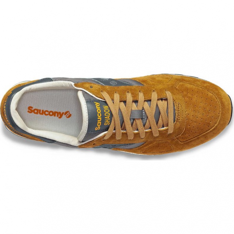 Brown / Grey Saucony Shadow Original Premium Men's Sneakers | PHILIPPINES-RTK