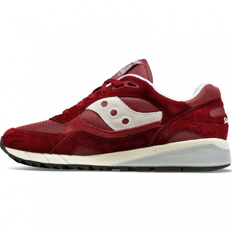 Burgundy Saucony Shadow 6000 Men's Sneakers | PHILIPPINES-AUY