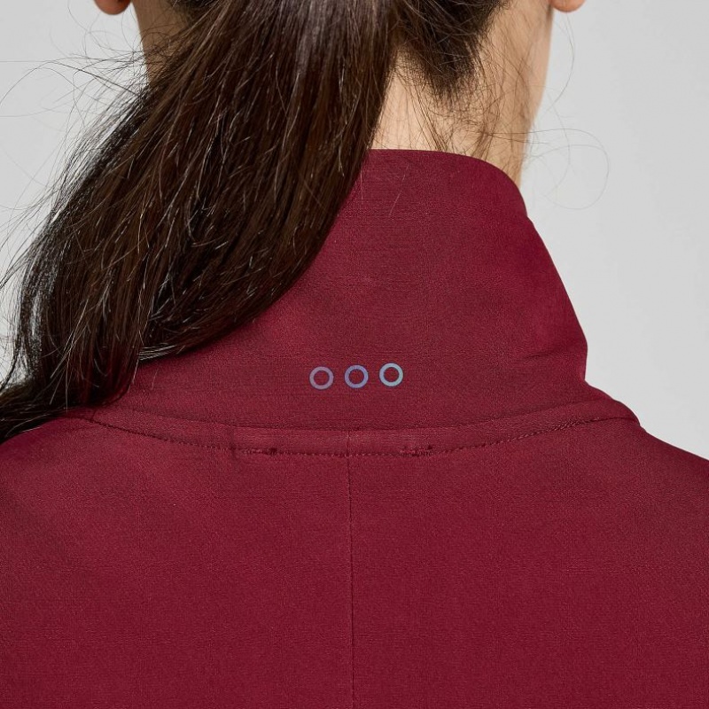 Burgundy Saucony Triumph Women's Jacket | PHILIPPINES-NZU