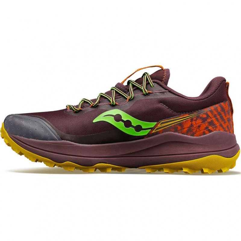 Burgundy Saucony Xodus Ultra 2 Men's Trail Running Shoes | PHILIPPINES-MVC