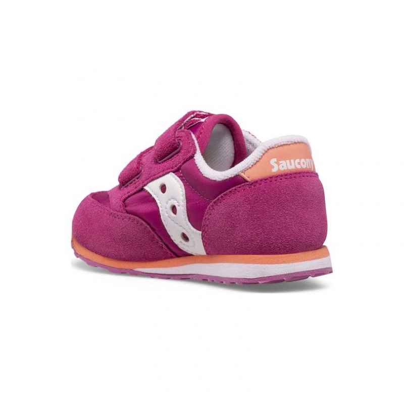 Fuchsia Saucony Baby Jazz Hook & Loop Little Kids' Sneakers | PHILIPPINES-CML