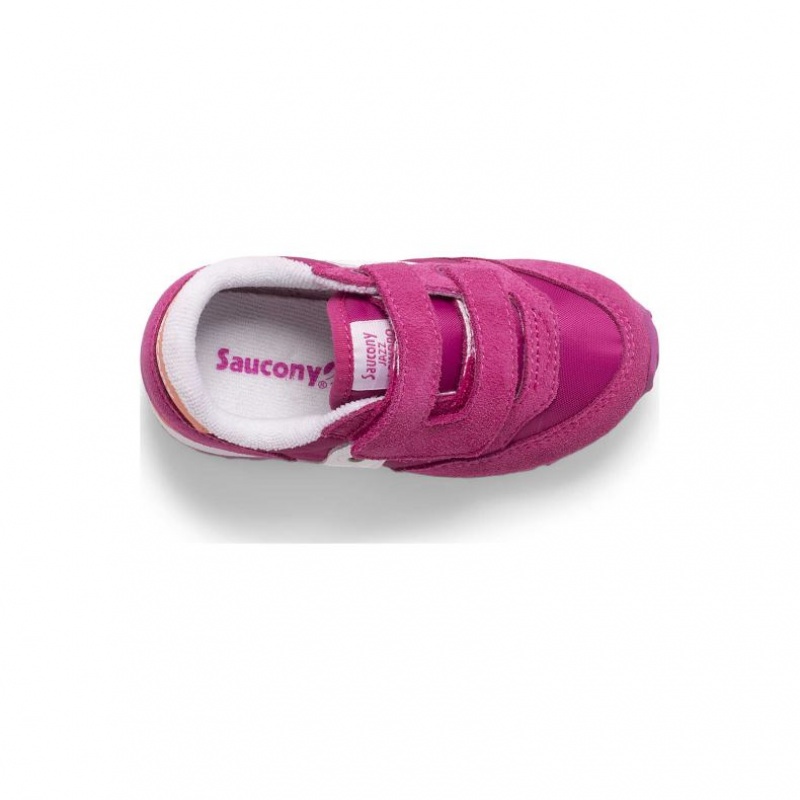 Fuchsia Saucony Baby Jazz Hook & Loop Little Kids' Sneakers | PHILIPPINES-CML