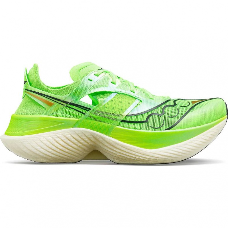 Green Saucony Endorphin Elite Men\'s Running Shoes | PHILIPPINES-KRY