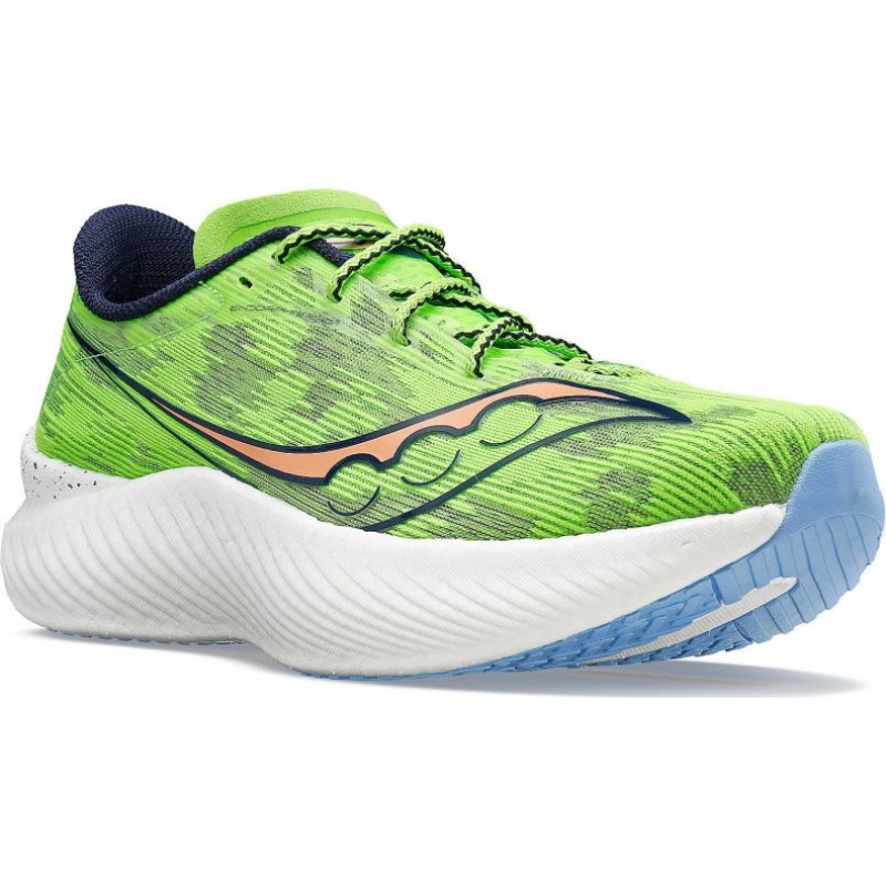 Green Saucony Endorphin Pro 3 Women's Running Shoes | PHILIPPINES-MBW