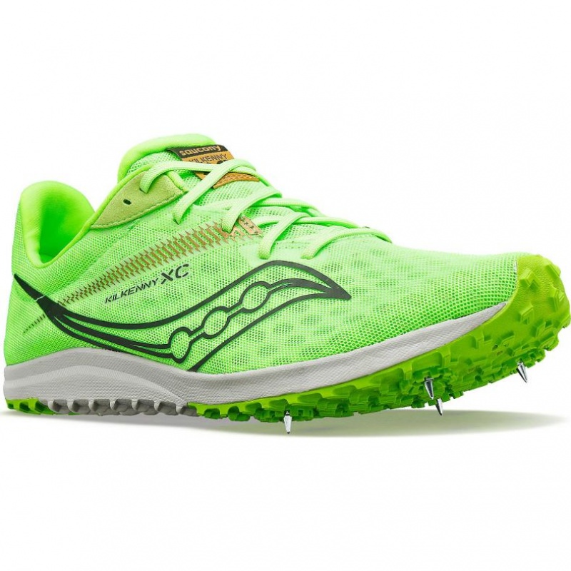 Green Saucony Kilkenny XC9 Men's Spikes | PHILIPPINES-XOL