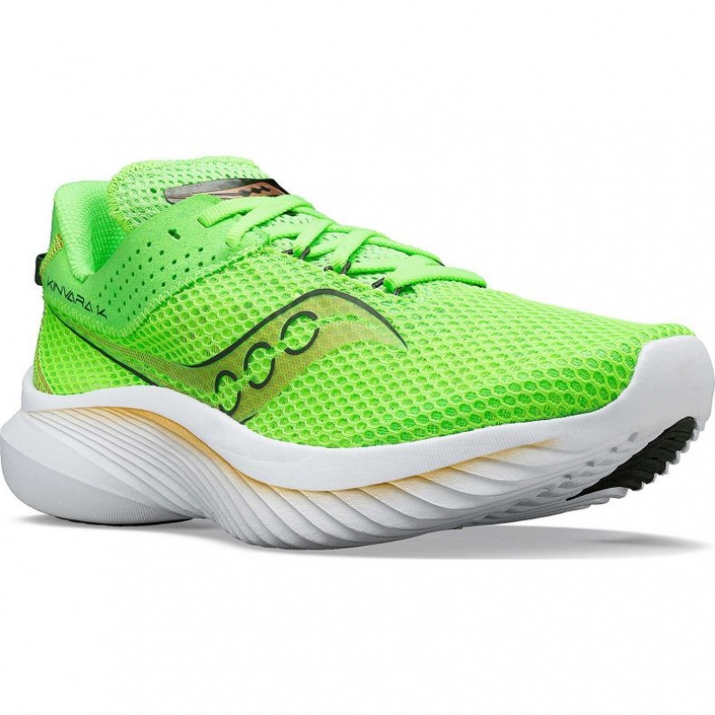 Green Saucony Kinvara 14 Men's Running Shoes | PHILIPPINES-IBU