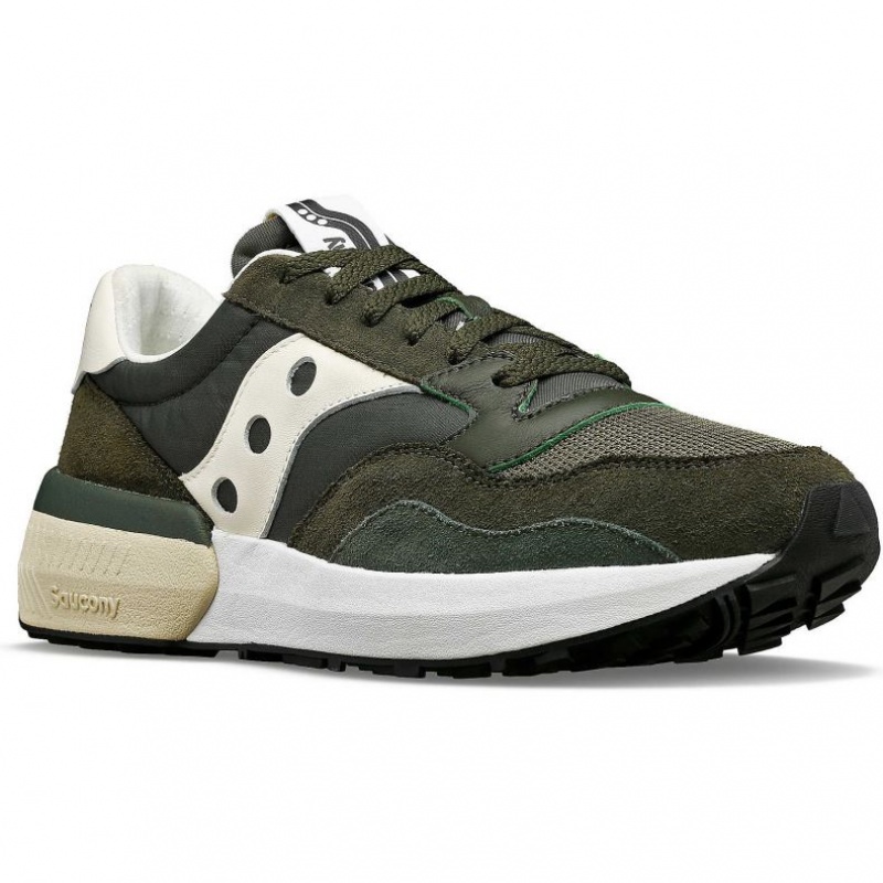 Green / Cream Saucony Jazz NXT Women's Sneakers | PHILIPPINES-QZC