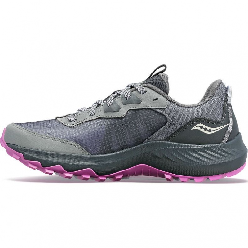 Grey Saucony Aura TR Women's Trail Running Shoes | PHILIPPINES-AMD