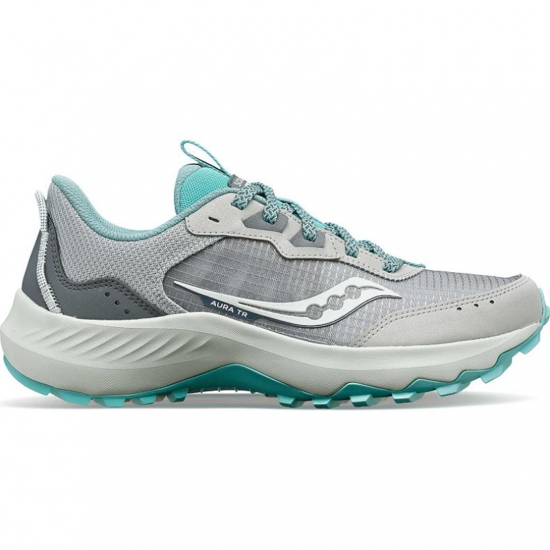 Grey Saucony Aura TR Women\'s Trail Running Shoes | PHILIPPINES-HIC