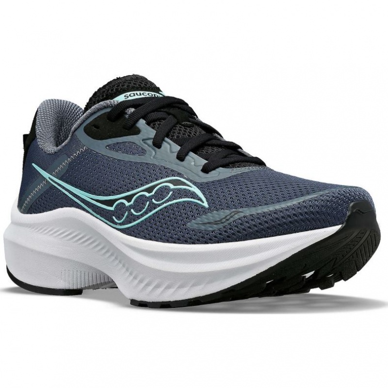 Grey Saucony Axon 3 Women's Running Shoes | PHILIPPINES-OYP