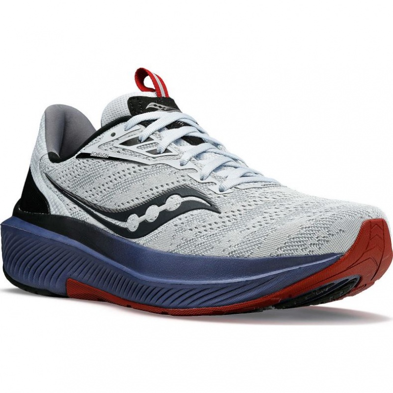 Grey Saucony Echelon 9 Men's Running Shoes | PHILIPPINES-MNY