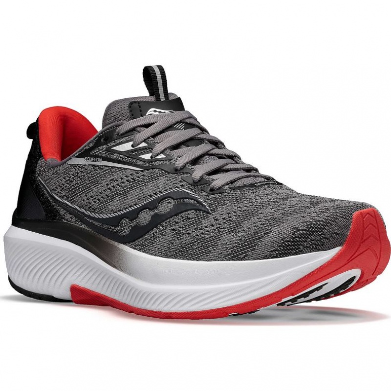 Grey Saucony Echelon 9 Men's Running Shoes | PHILIPPINES-YWN