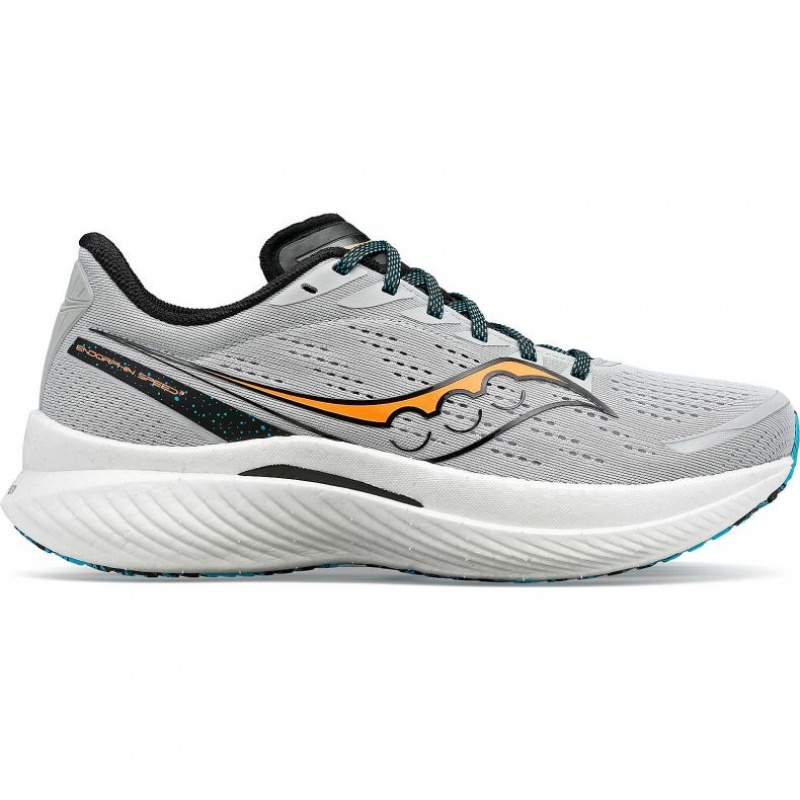 Grey Saucony Endorphin Speed 3 Men\'s Running Shoes | PHILIPPINES-FLS