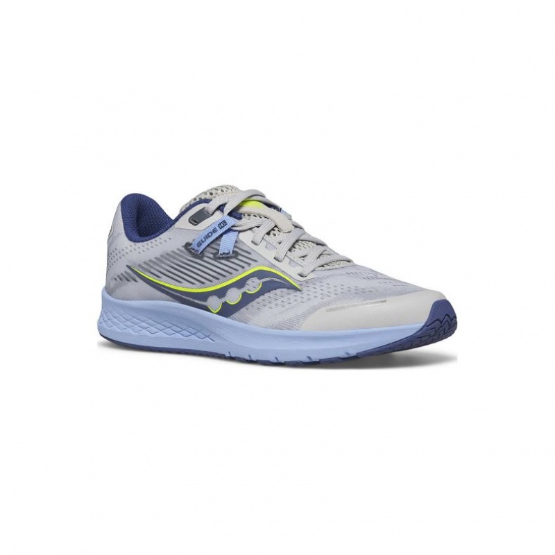 Grey Saucony Guide 16 Big Kids' Sneakers | PHILIPPINES-XPQ