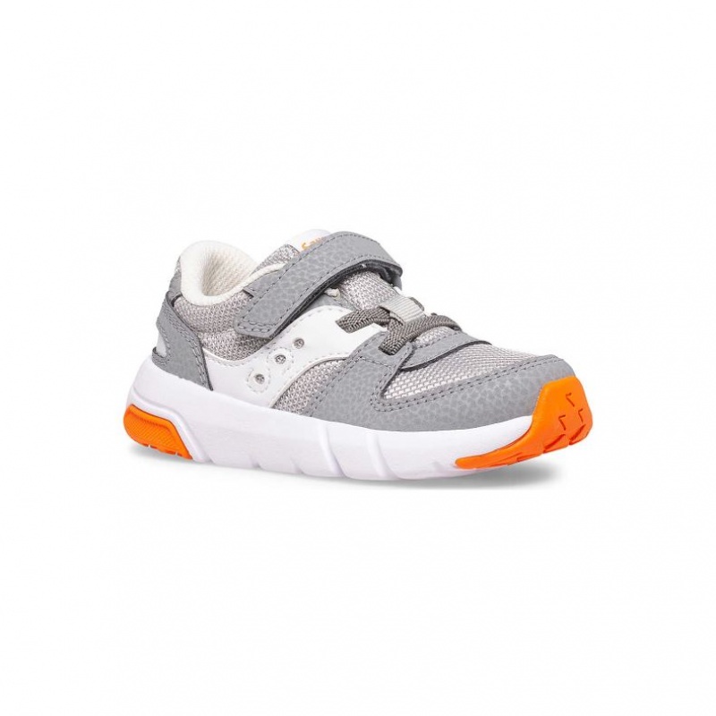 Grey Saucony Jazz Lite 2.0 Little Kids' Sneakers | PHILIPPINES-LOM