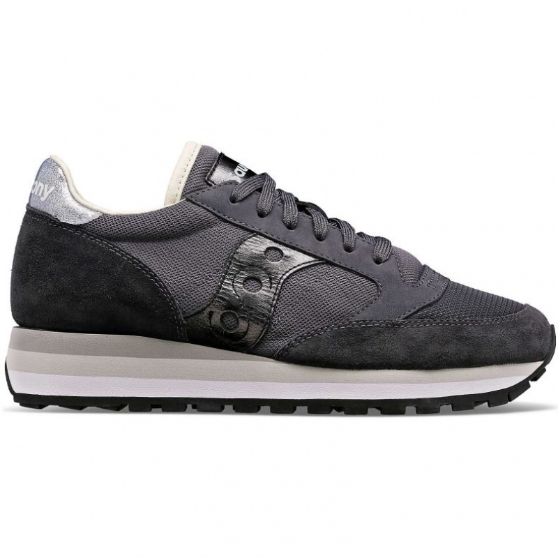 Grey Saucony Jazz Triple Women\'s Sneakers | PHILIPPINES-QJS