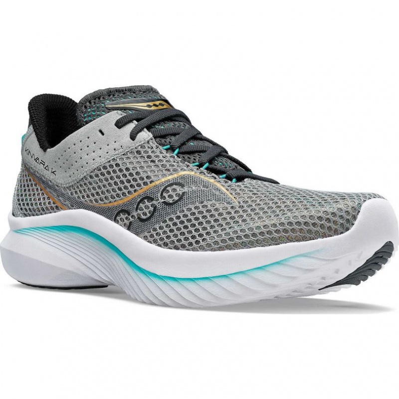 Grey Saucony Kinvara 14 Men's Running Shoes | PHILIPPINES-ZCU