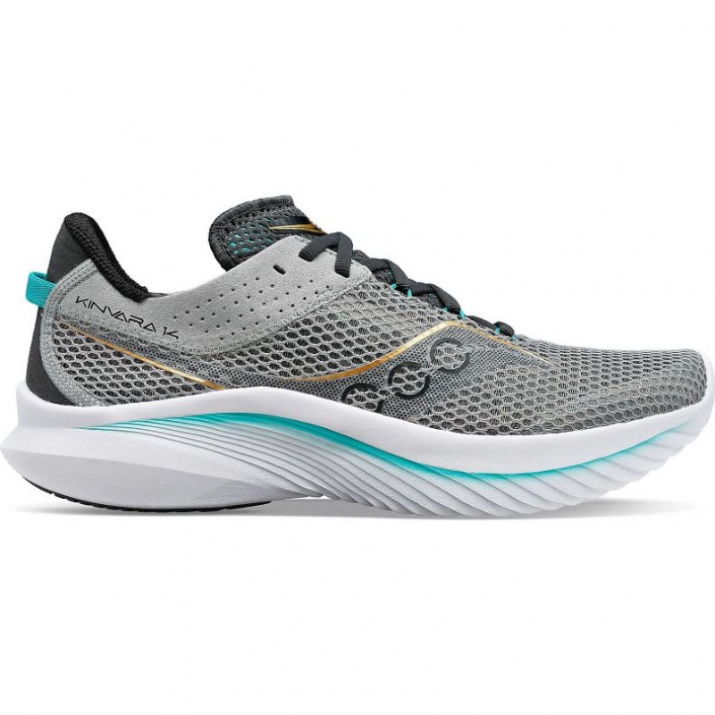 Grey Saucony Kinvara 14 Men\'s Running Shoes | PHILIPPINES-ZCU