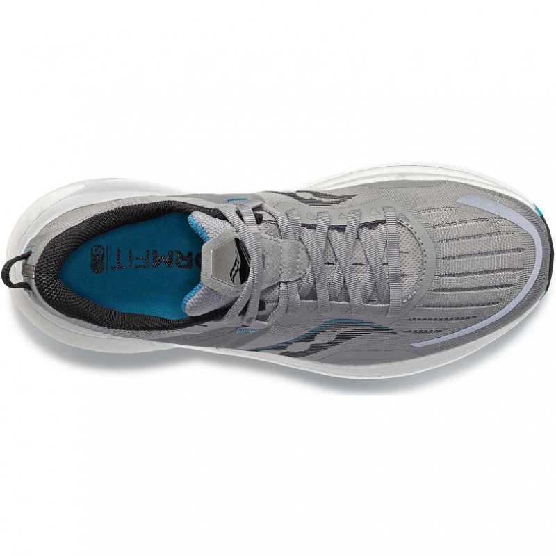 Grey Saucony Tempus Men's Wide Running Shoes | PHILIPPINES-TVU