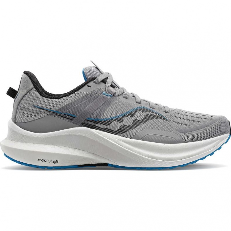 Grey Saucony Tempus Men\'s Wide Running Shoes | PHILIPPINES-TVU