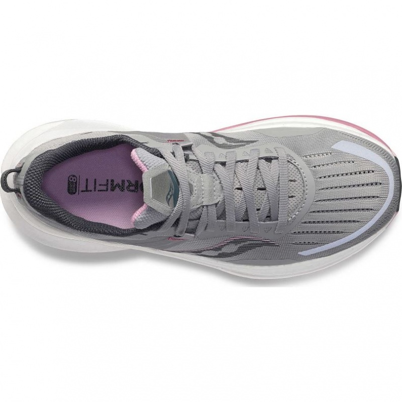 Grey Saucony Tempus Women's Wide Running Shoes | PHILIPPINES-PMT