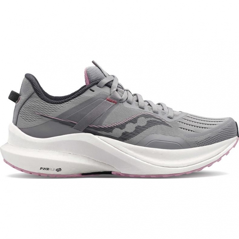 Grey Saucony Tempus Women\'s Wide Running Shoes | PHILIPPINES-PMT