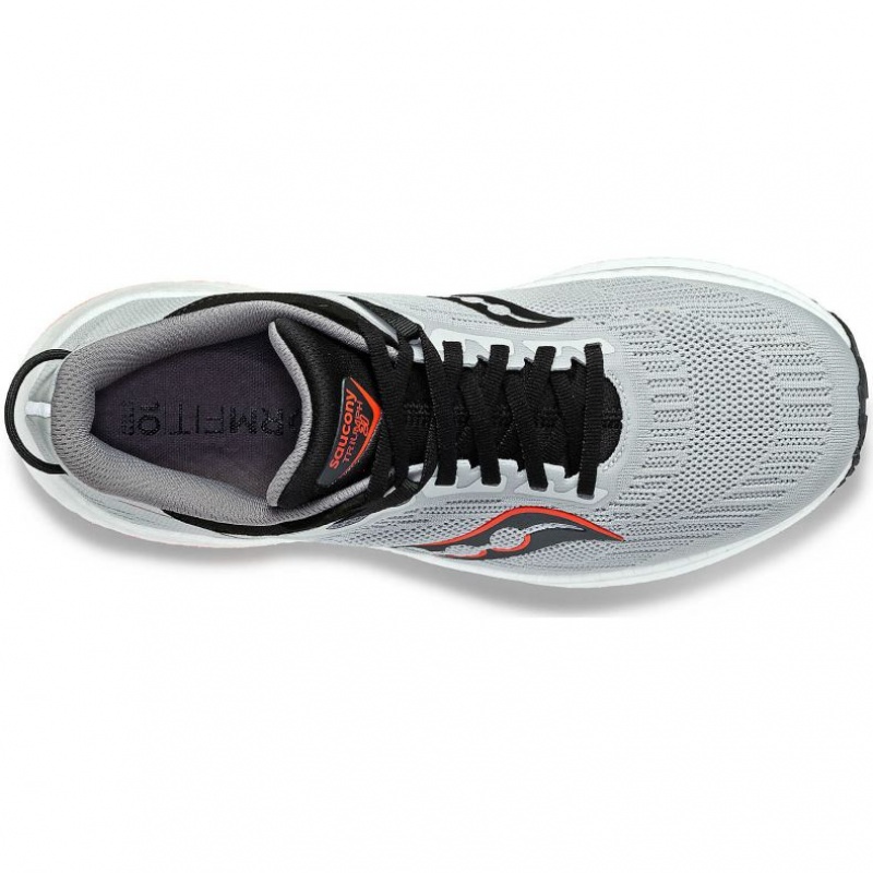 Grey Saucony Triumph 21 Men's Wide Running Shoes | PHILIPPINES-PLK