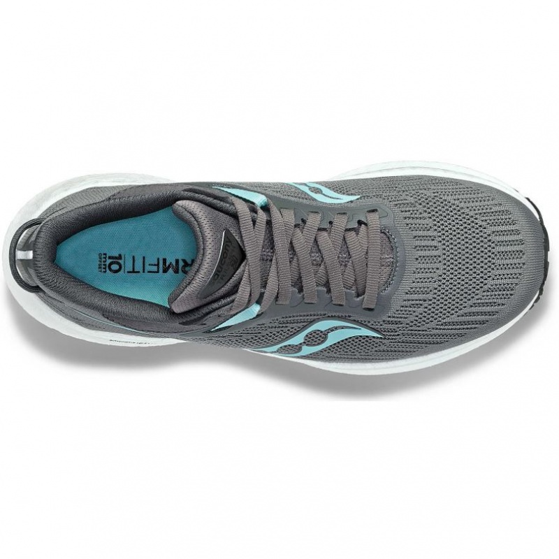 Grey Saucony Triumph 21 Women's Running Shoes | PHILIPPINES-SND