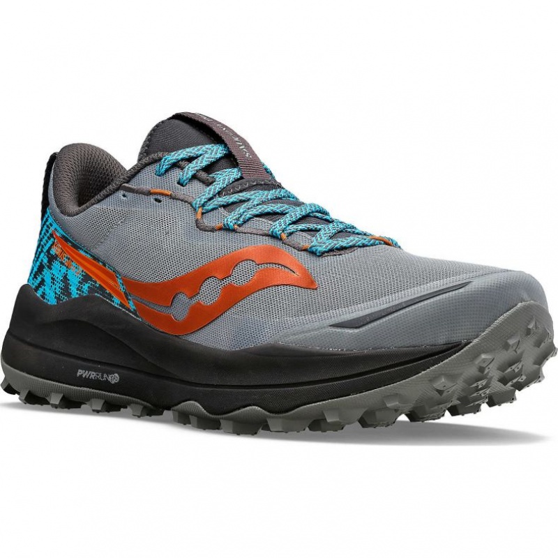 Grey Saucony Xodus Ultra 2 Men's Trail Running Shoes | PHILIPPINES-INO