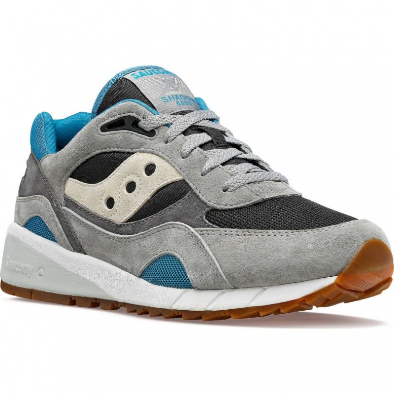 Grey / Black Saucony Shadow 6000 Men's Sneakers | PHILIPPINES-JUE