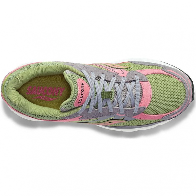 Grey / Green / Pink Saucony ProGrid Omni 9 Premium Men's Sneakers | PHILIPPINES-ITH