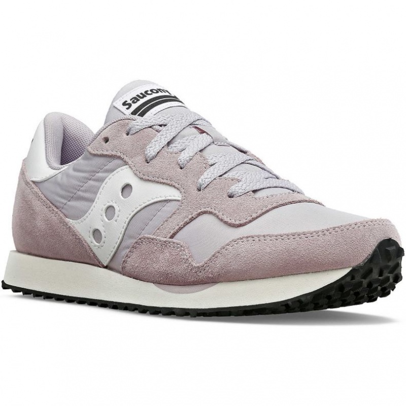 Grey / Pink Saucony DXN Women's Sneakers | PHILIPPINES-PSN