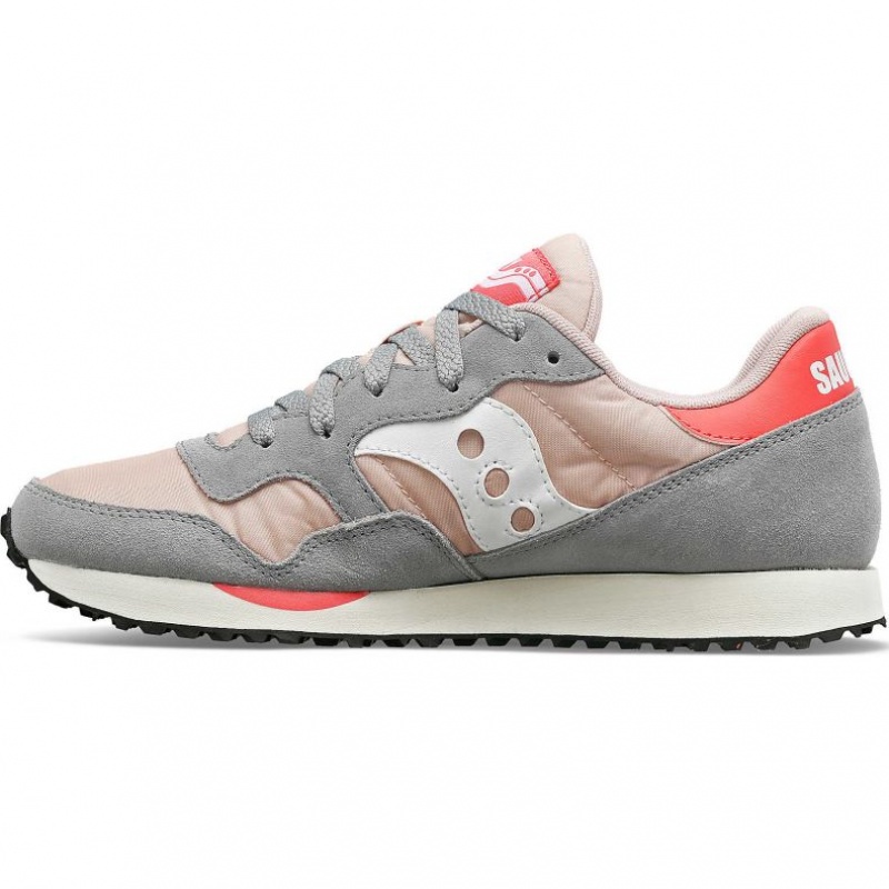 Grey / Pink Saucony DXN Women's Sneakers | PHILIPPINES-RHA