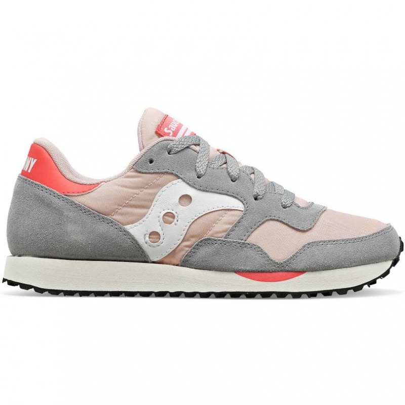 Grey / Pink Saucony DXN Women\'s Sneakers | PHILIPPINES-RHA