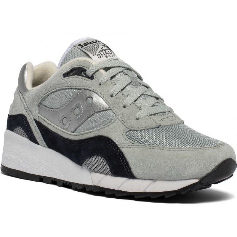 Grey / Silver Saucony Shadow 6000 Men's Sneakers | PHILIPPINES-NOB