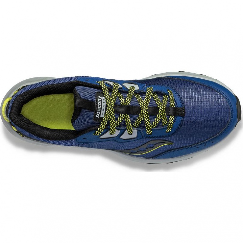 Indigo Saucony Aura TR Men's Trail Running Shoes | PHILIPPINES-LXJ