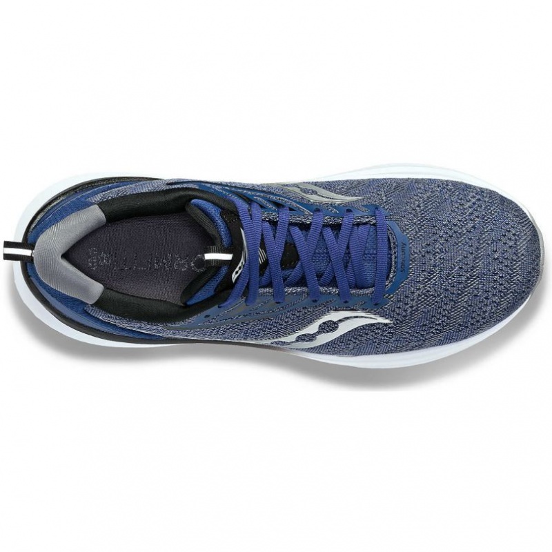 Indigo Saucony Echelon 9 Men's Wide Running Shoes | PHILIPPINES-GID