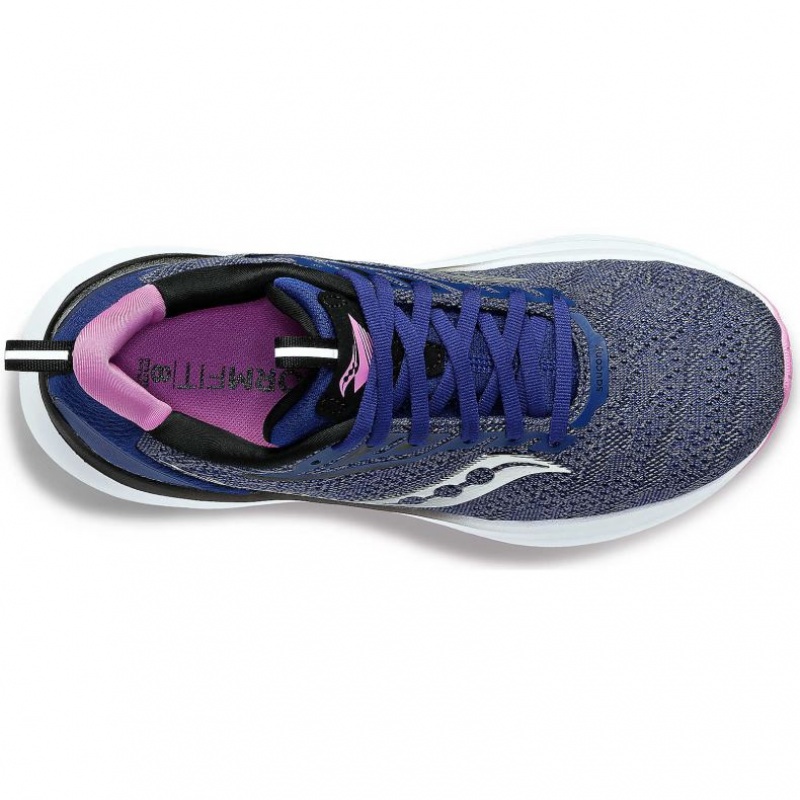 Indigo Saucony Echelon 9 Women's Wide Running Shoes | PHILIPPINES-PBC