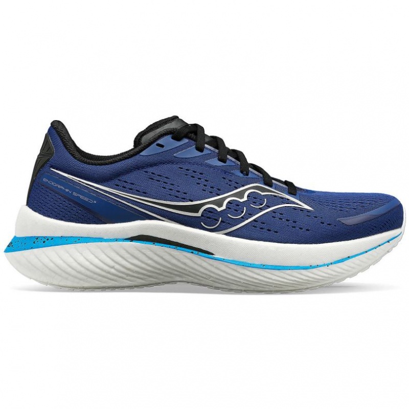 Indigo Saucony Endorphin Speed 3 Men\'s Running Shoes | PHILIPPINES-ACU