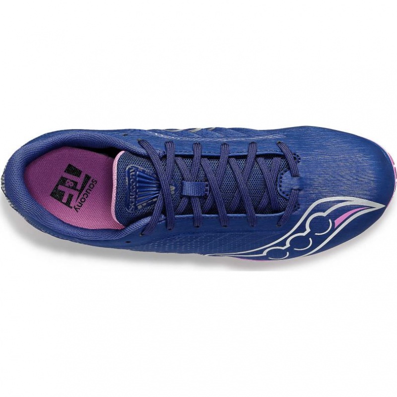 Indigo Saucony Spitfire 5 Women's Spikes | PHILIPPINES-KJU