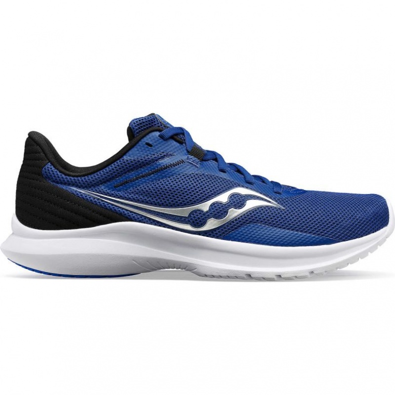 Indigo / Black Saucony Convergence Men\'s Running Shoes | PHILIPPINES-CEQ